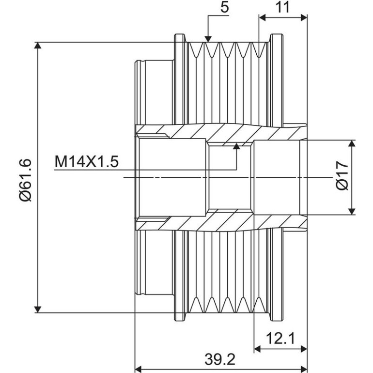 Generatorfreilauf 588098 Generatorfreilauf 588098