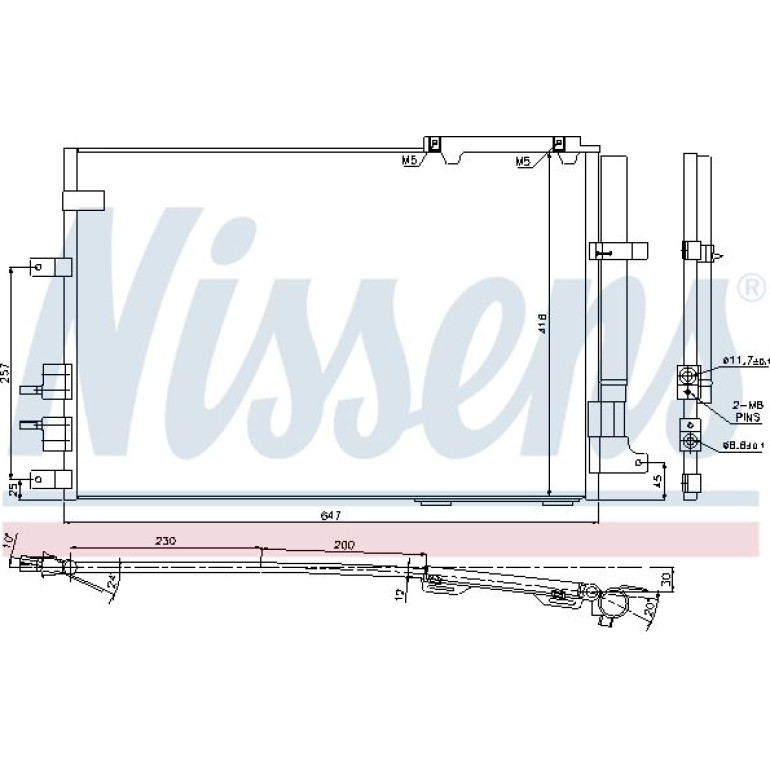 Kondensator PKW 94914 Kondensator PKW 94914