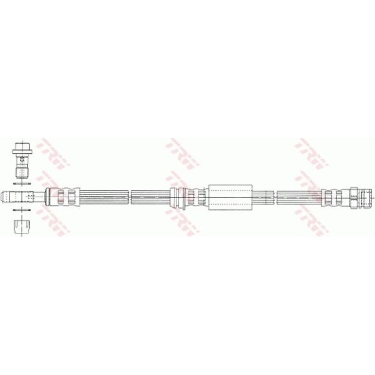 Bremsschlauch VA li/re PHD1014