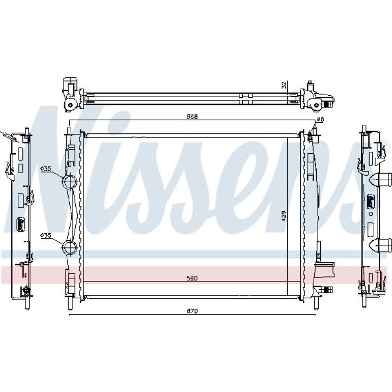 Wasserkühler PKW 67360 Wasserkühler PKW 67360