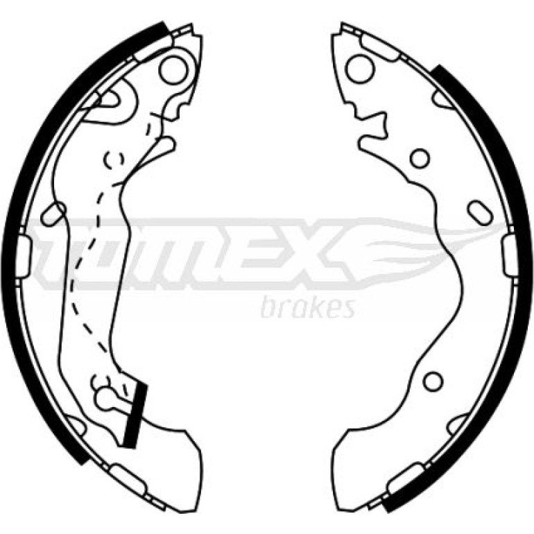 TOMEX brakes Bremsbackensatz TX 22-05 TOMEX brakes Bremsbackensatz TX 22-05