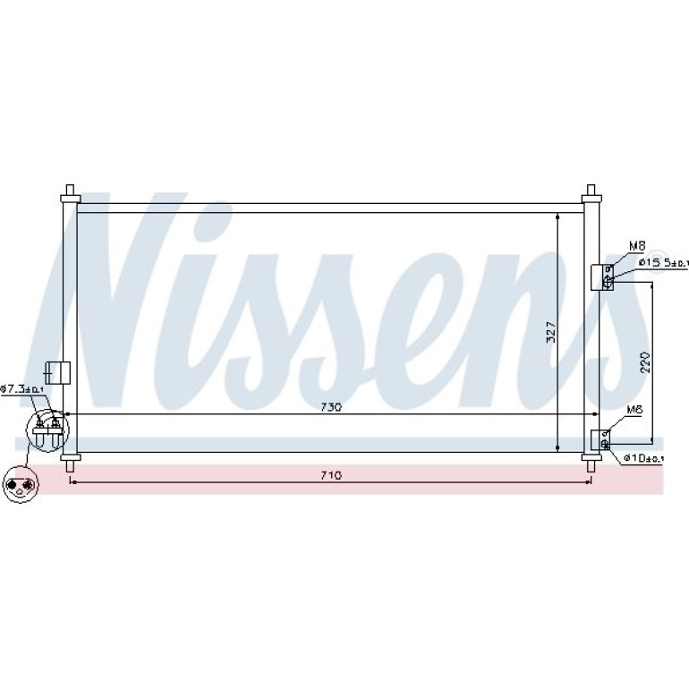 Kondensator PKW 94889 Kondensator PKW 94889