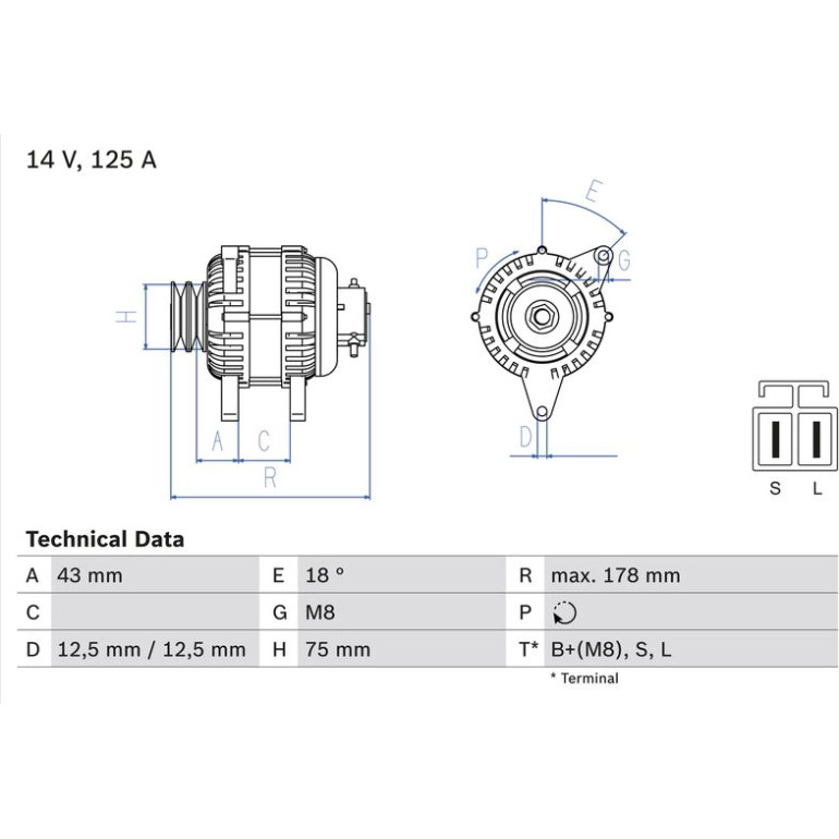 Lichtmaschine 0 986 045 611 Lichtmaschine 0 986 045 611