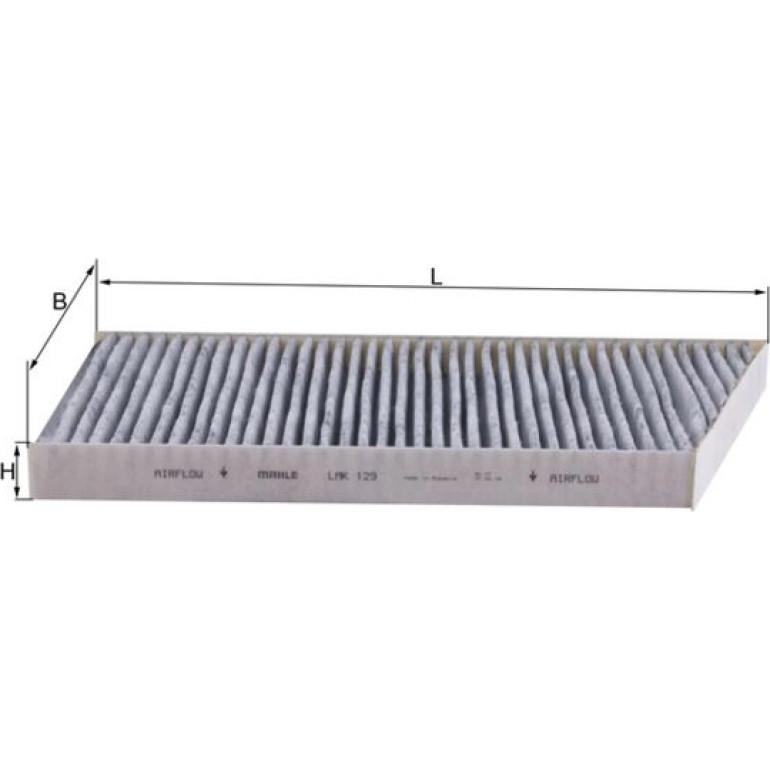 MAHLE Filter, Innenraumluft LAK 129 MAHLE Filter, Innenraumluft LAK 129