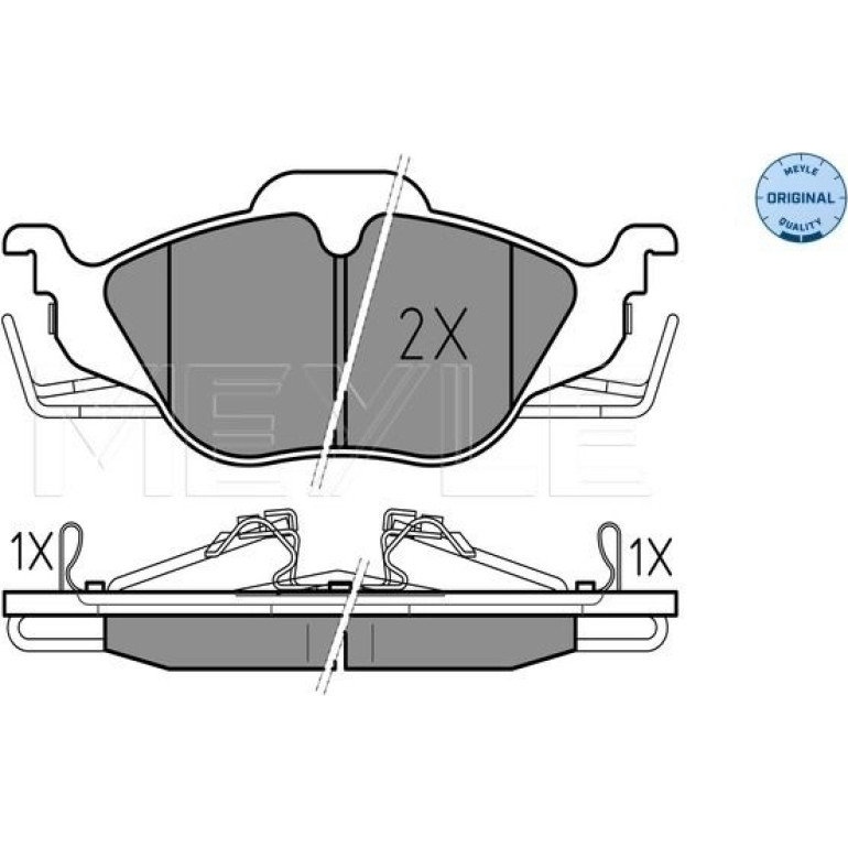 Bremsbelagsatz Opel P. Astra G Mit Sensor 025 230 6317/W Bremsbelagsatz Opel P. Astra G Mit Sensor 025 230 6317/W