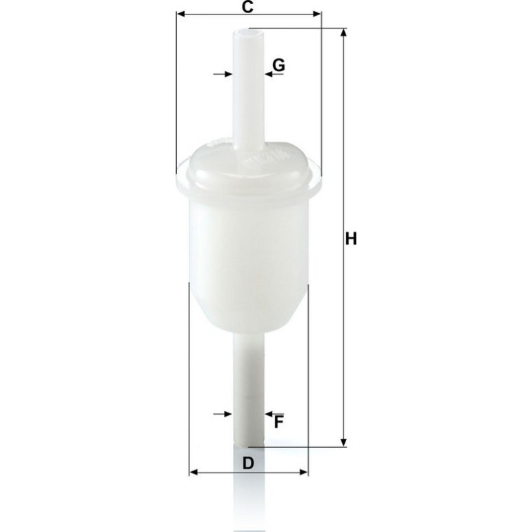Mann & Hummel Kraftstofffilter PKW WK 31/4 (10) Mann & Hummel Kraftstofffilter PKW WK 31/4 (10)