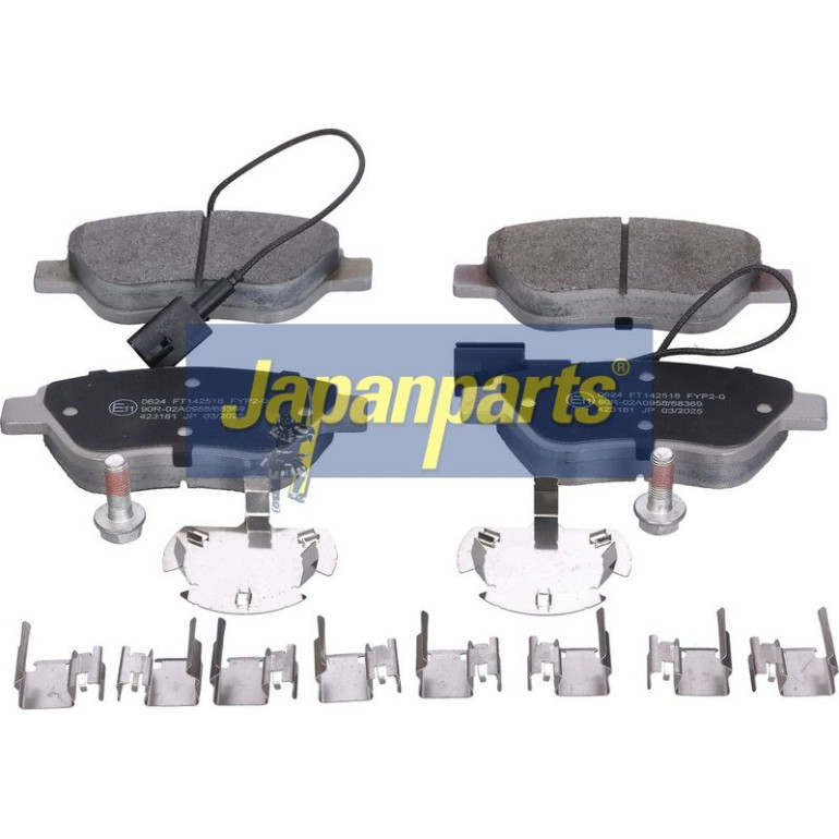 Japanparts Bremsbeläge PA-0624AF Japanparts Bremsbeläge PA-0624AF