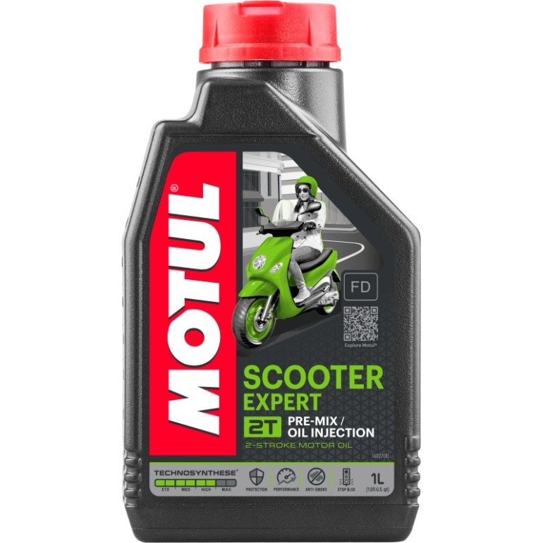 Motul Scooter Expert 2T teilsynthetisches Motorrad Motoröl 1 Liter 105880 Motul Scooter Expert 2T teilsynthetisches Motorrad Motoröl 1 Liter 105880