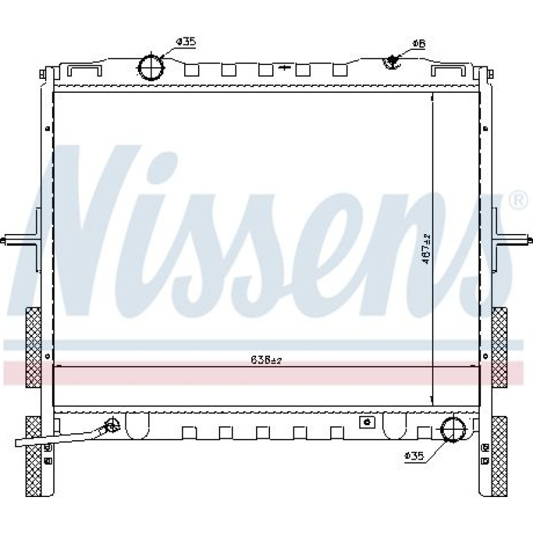 Wasserkühler PKW 66658 Wasserkühler PKW 66658