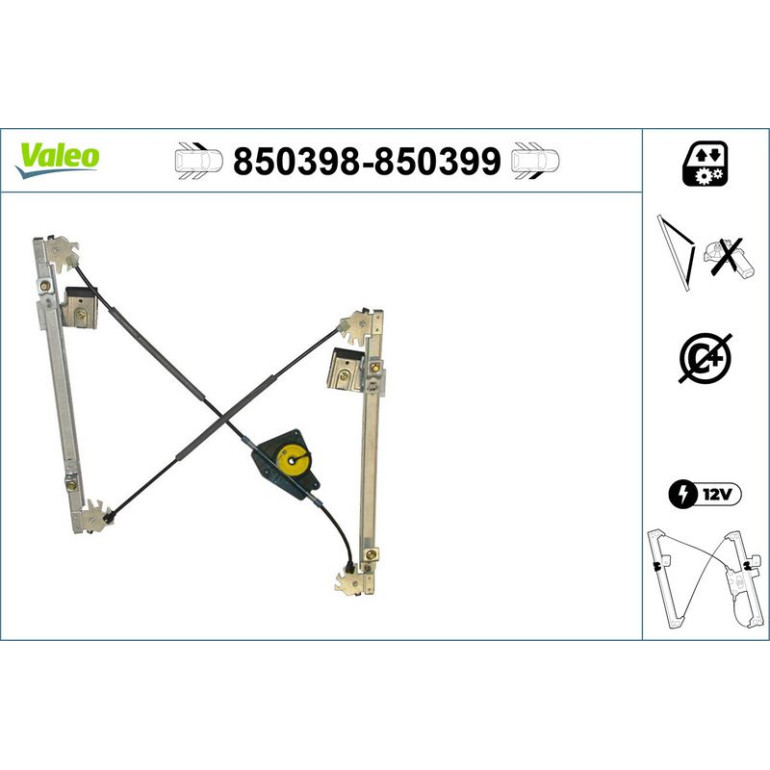 VALEO Fensterheber 850398 VALEO Fensterheber 850398