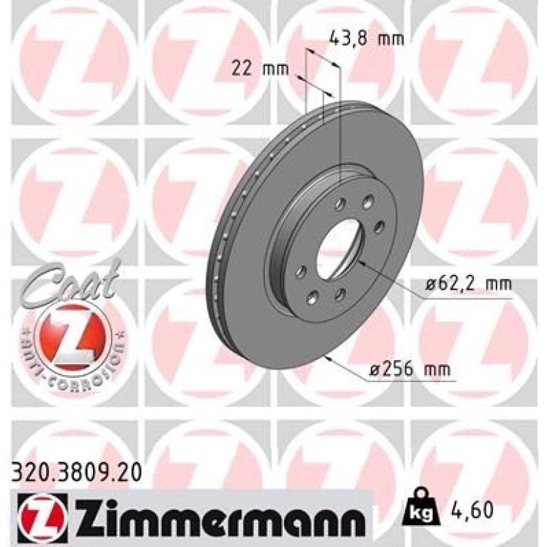 Bremsscheibe 320.3809.20 Bremsscheibe 320.3809.20