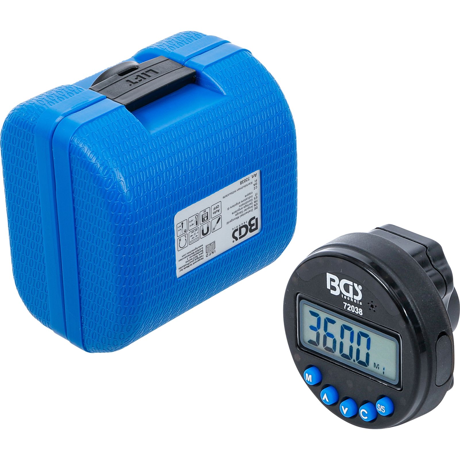 BGS Drehwinkel-Messgerät, digital, mit Magnet