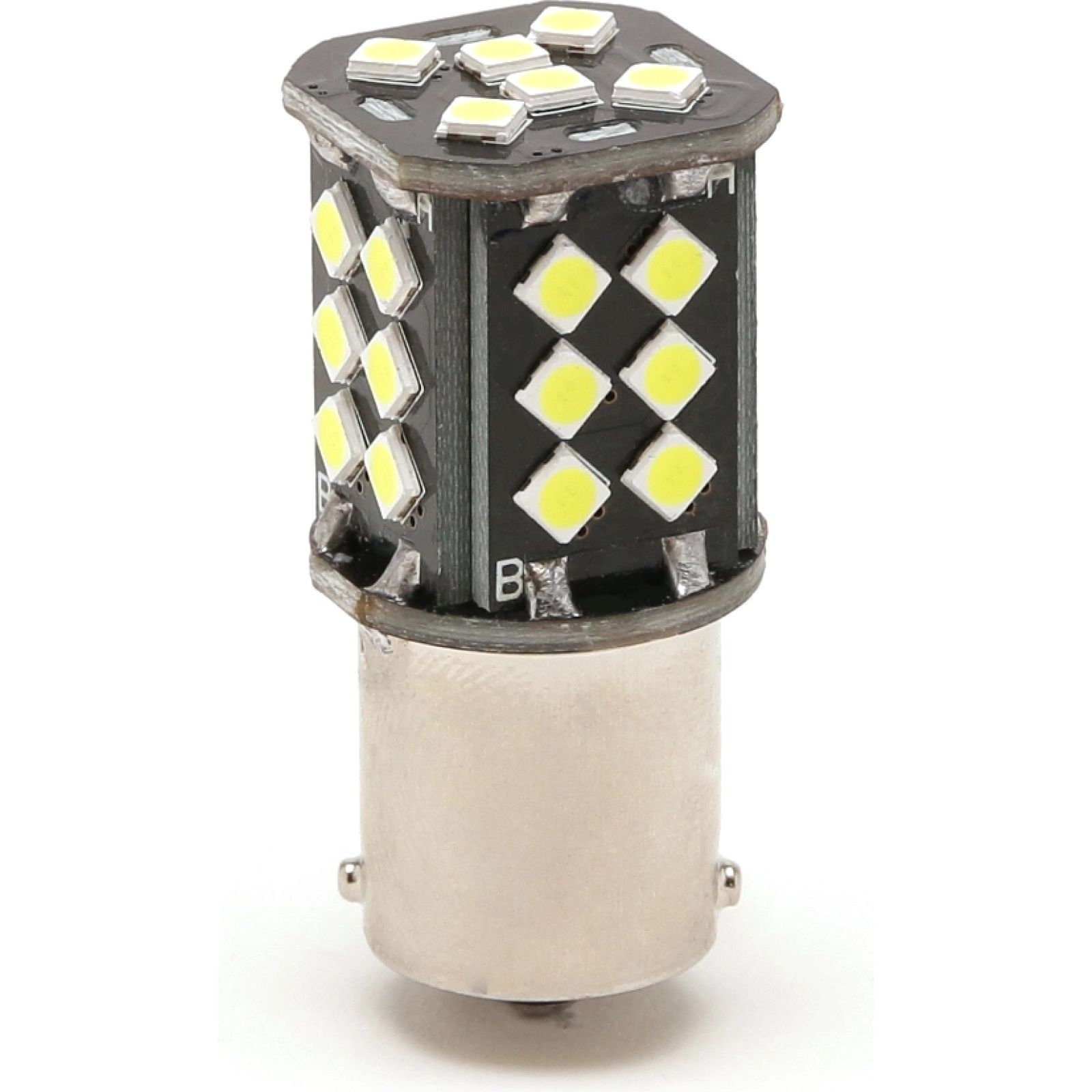 LED Lampe Birne Metalsockel R5W Ba15s 30x 2835 SMD Weiß