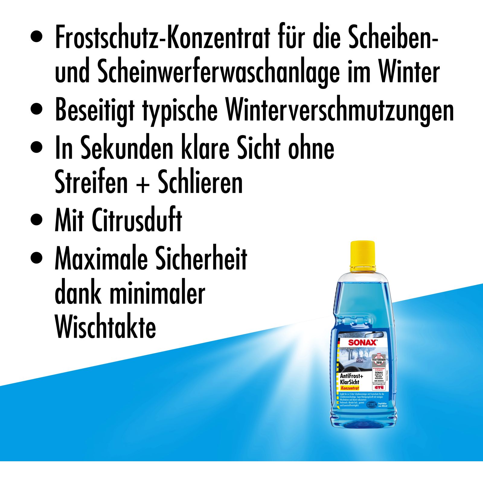 Sonax 332300 Antifrost & KlarSicht Konzentrat 1 Liter