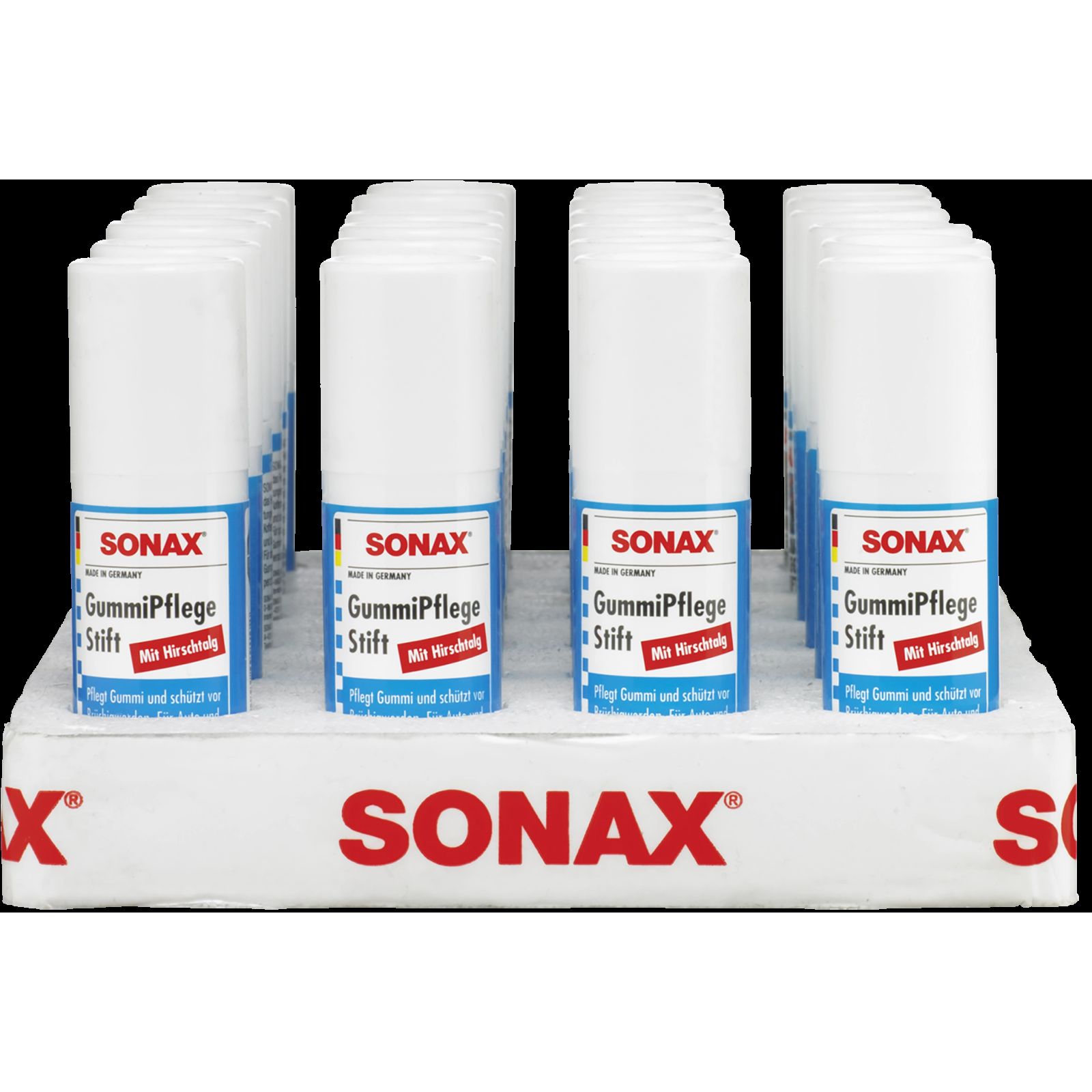 SONAX Gummipflegestift mit Hirschtalg 20g
