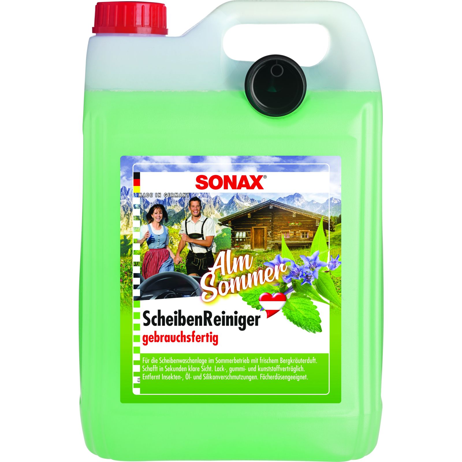 SONAX, ScheibenReiniger Fertigmischung Almsommer 5L