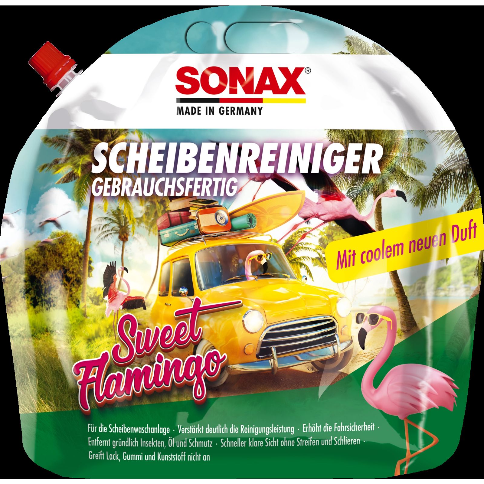 SONAX ScheibenReiniger gebrauchsfertig Sweet Flamingo