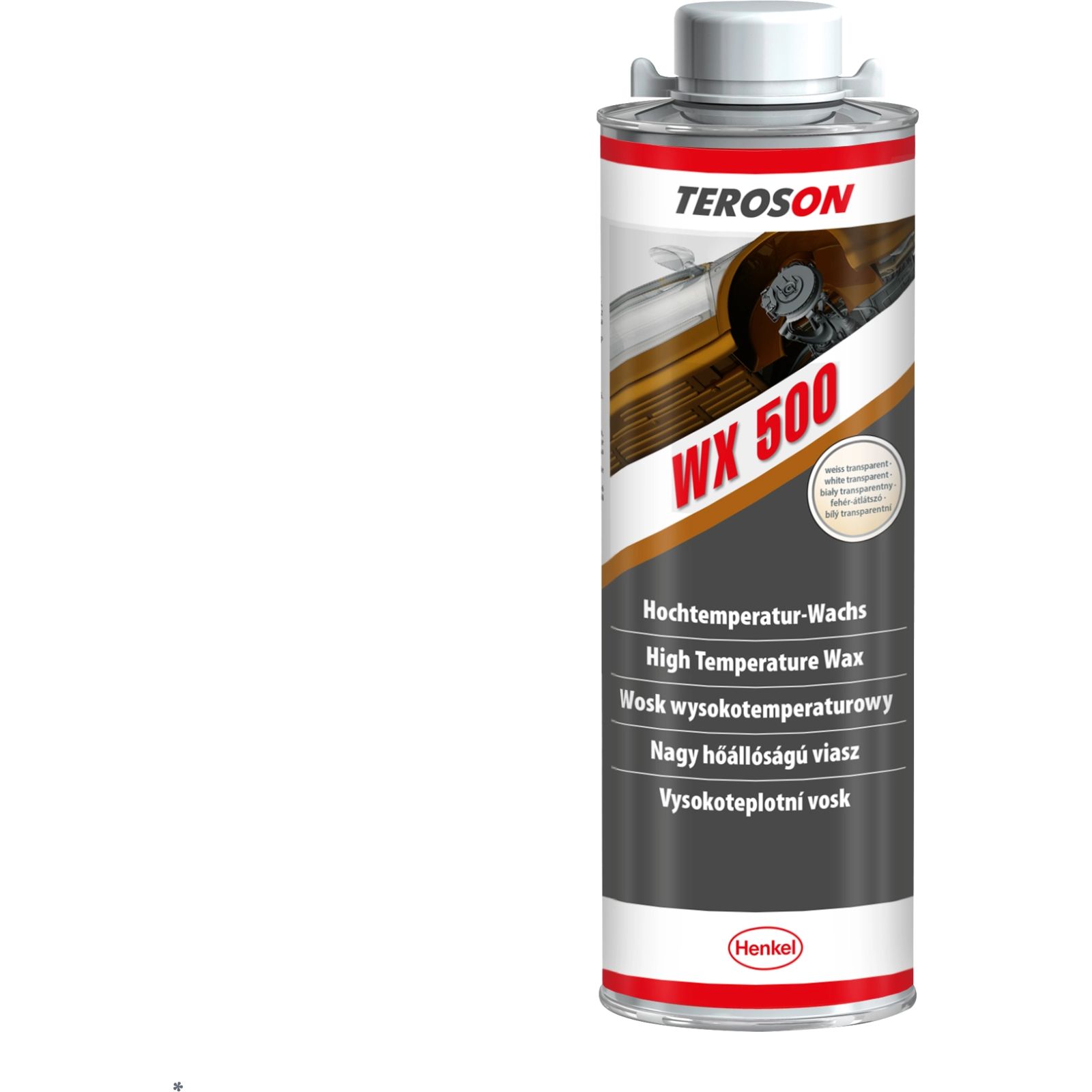 TEROSON WX 500,Weiss-Trans.1L Dose, Unterbodenschutz Wachs
